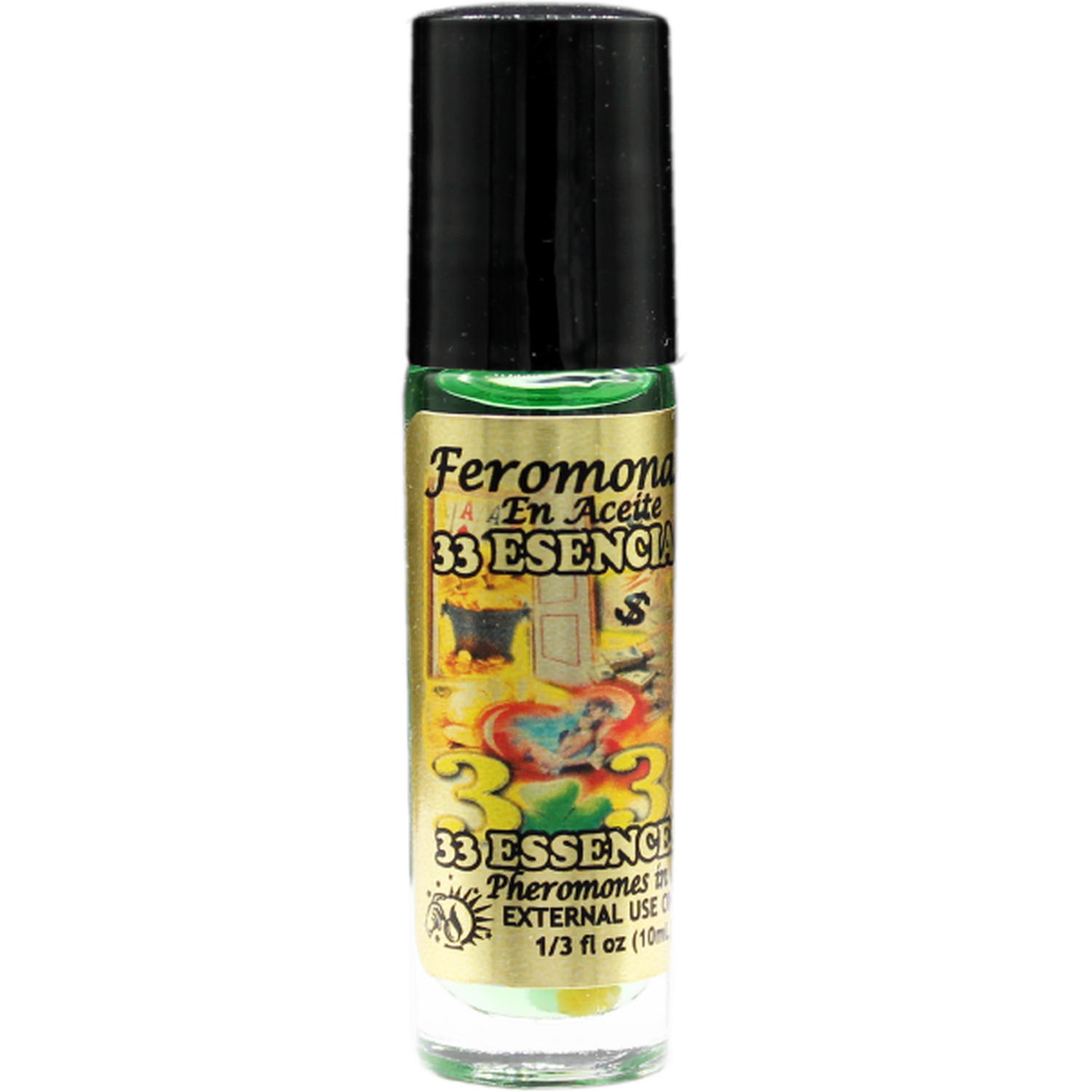 1/3 oz Roll On Pheromones - 33 Essences, SKU RM-1190333, UPC 700317353164