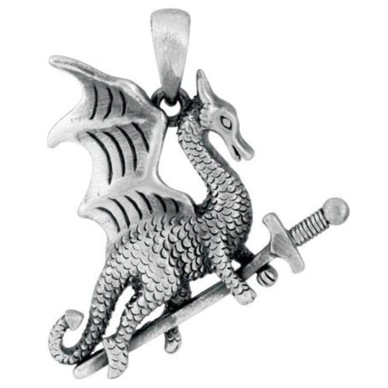 Warrior Dragon Pendant, SKU PG-Y2814, UPC 6016021870830
