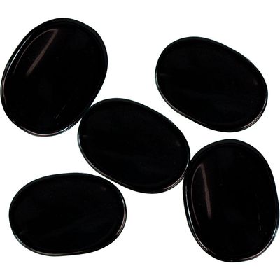 Worry Stone - Black Obsidian, SKU KH-62321-D12, UPC 6016208493449