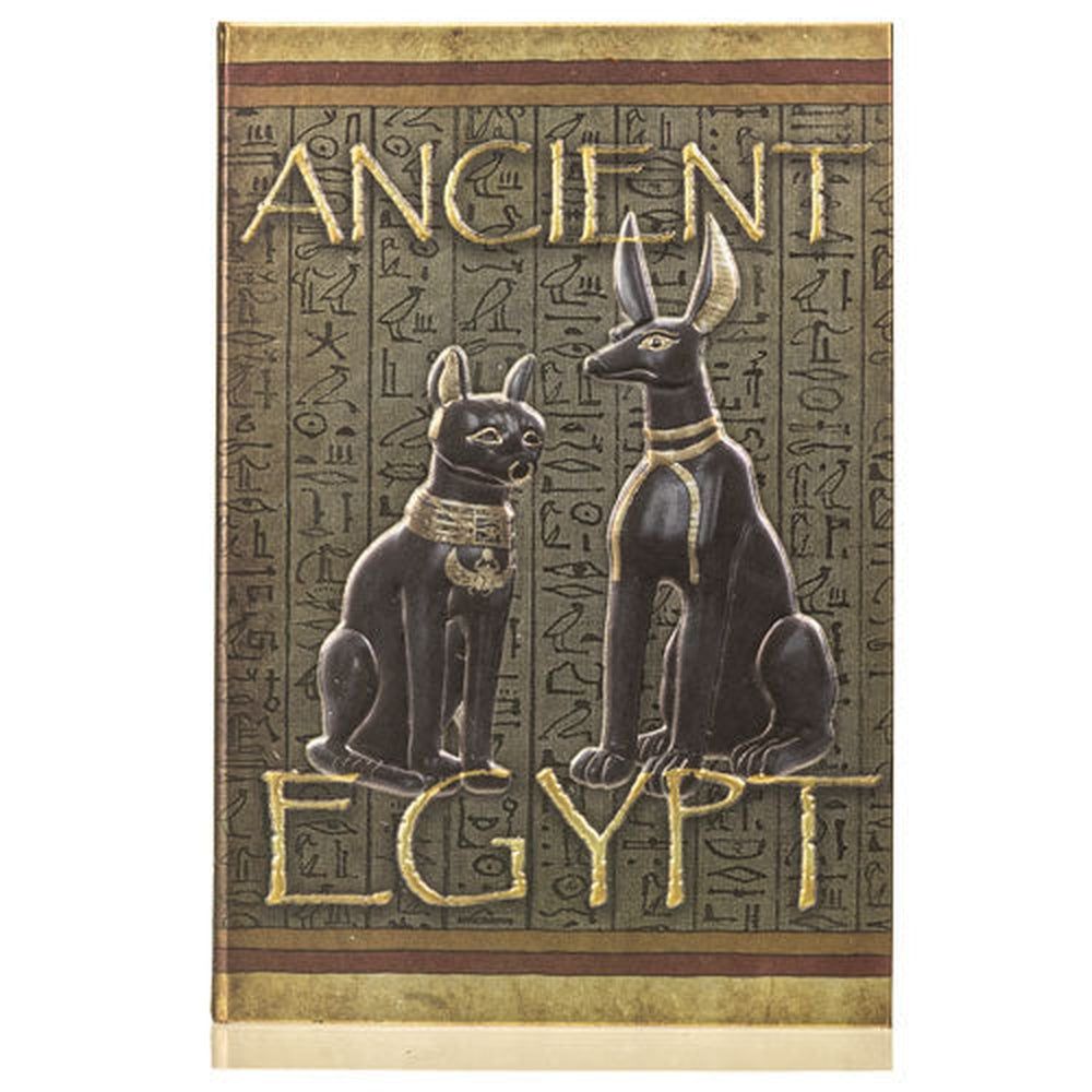 5.5&quot; x 8.25&quot; Hardcover Journal - Embossed Ancient Egypt, SKU PG-14201, UPC 700317040781