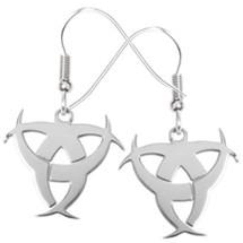 Radioactive Stainless Steel Earrings, SKU PG-Y2774, UPC 6016029888875