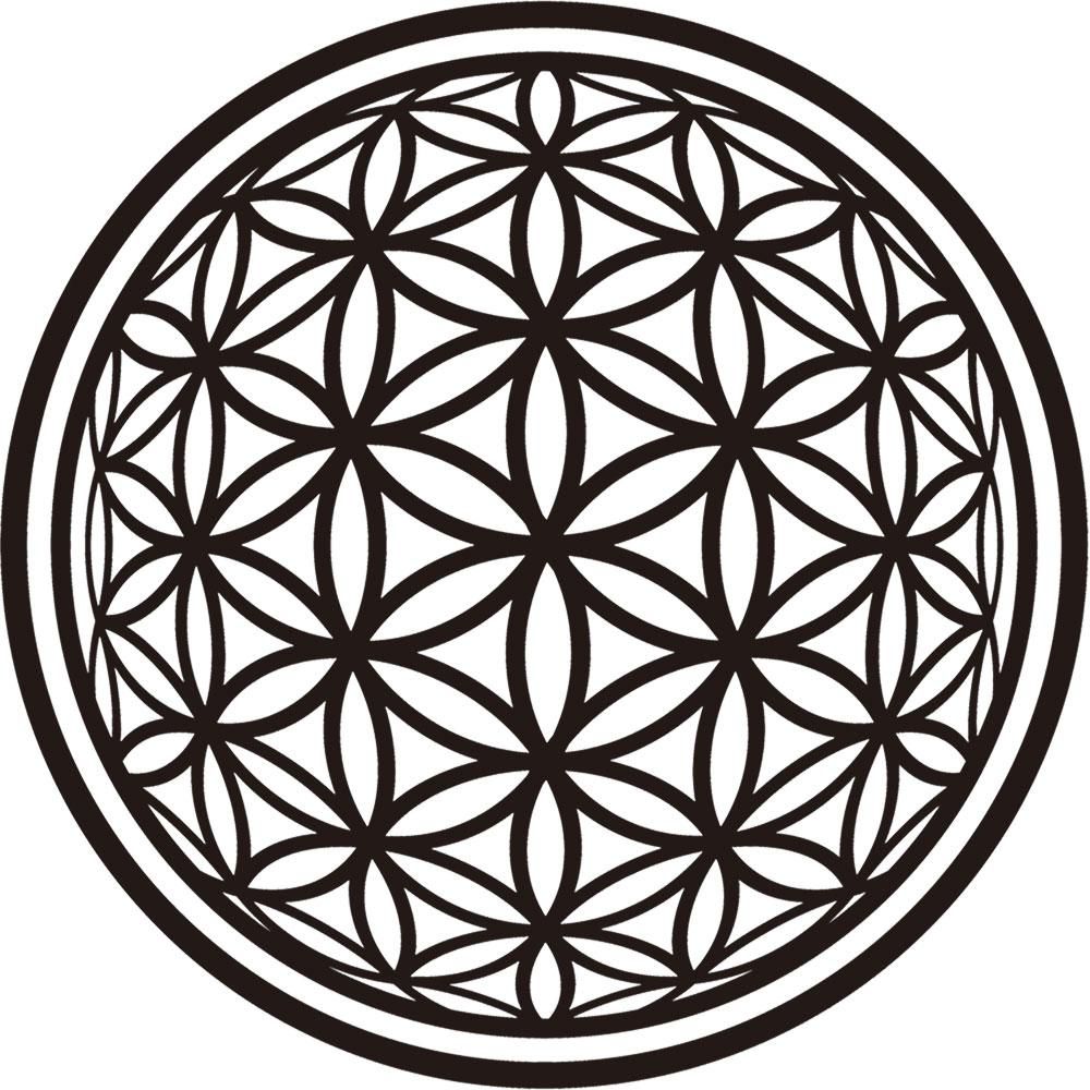 22&quot; Wall Decal - Flower of Life, SKU KH-57636, UPC 6016010018083