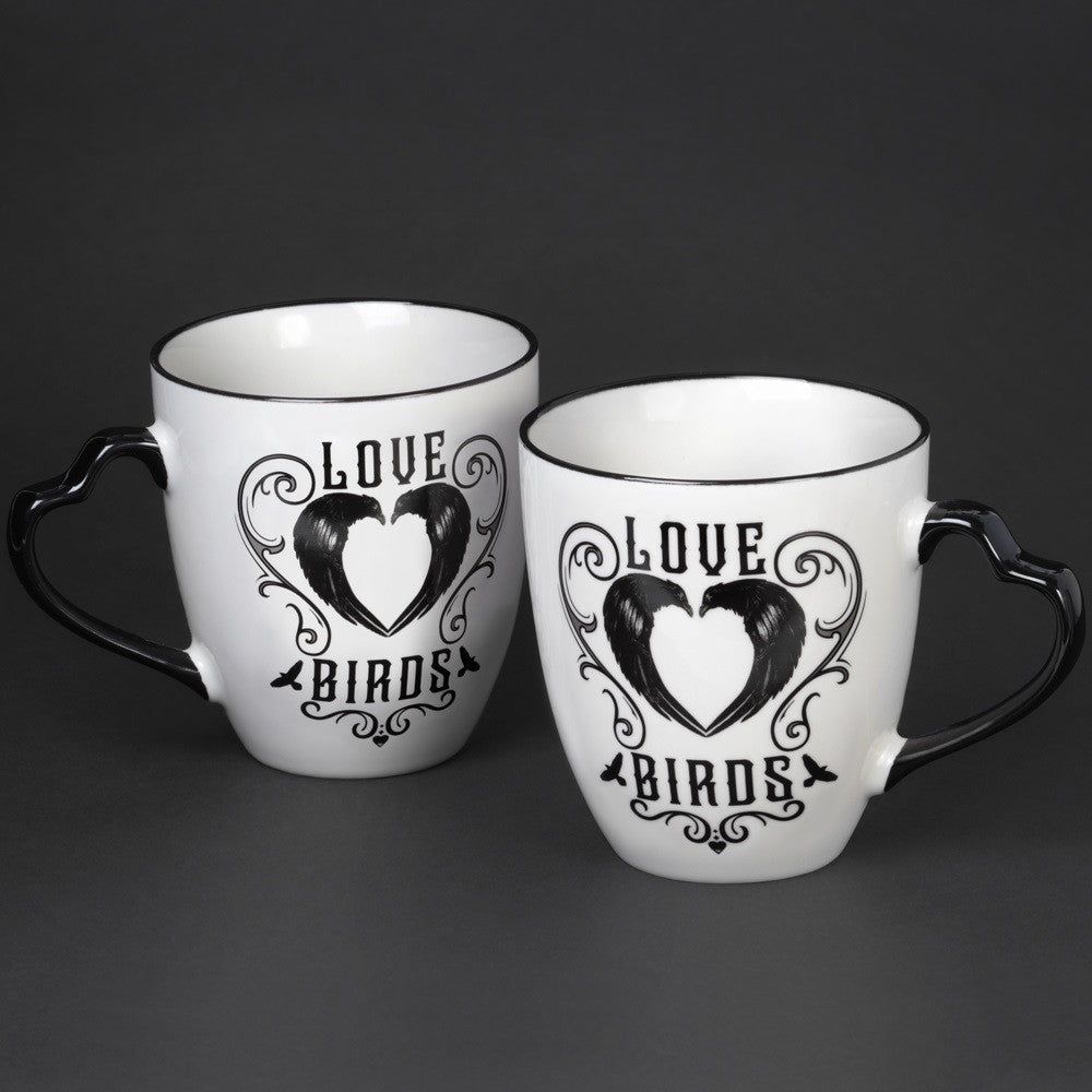 12 oz Ceramic Mug Set - Love Birds, SKU AL-CM3, UPC 700317067993