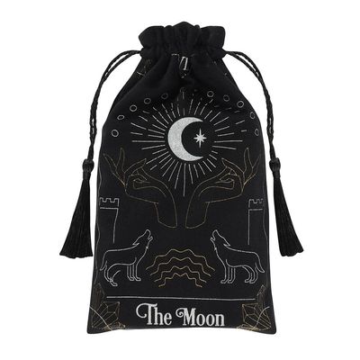 5&quot; Tarot Moon Card Drawstring Tarot Card Pouch, SKU PG-14182, UPC