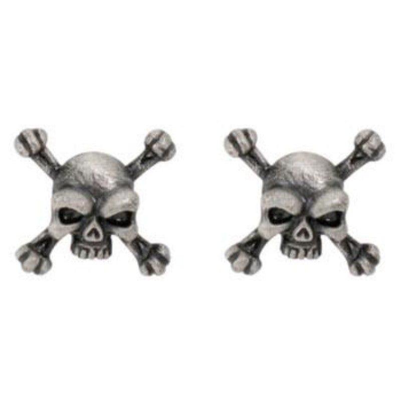 Skull Crossbones Earrings, SKU PG-Y2498, UPC 6016007360379