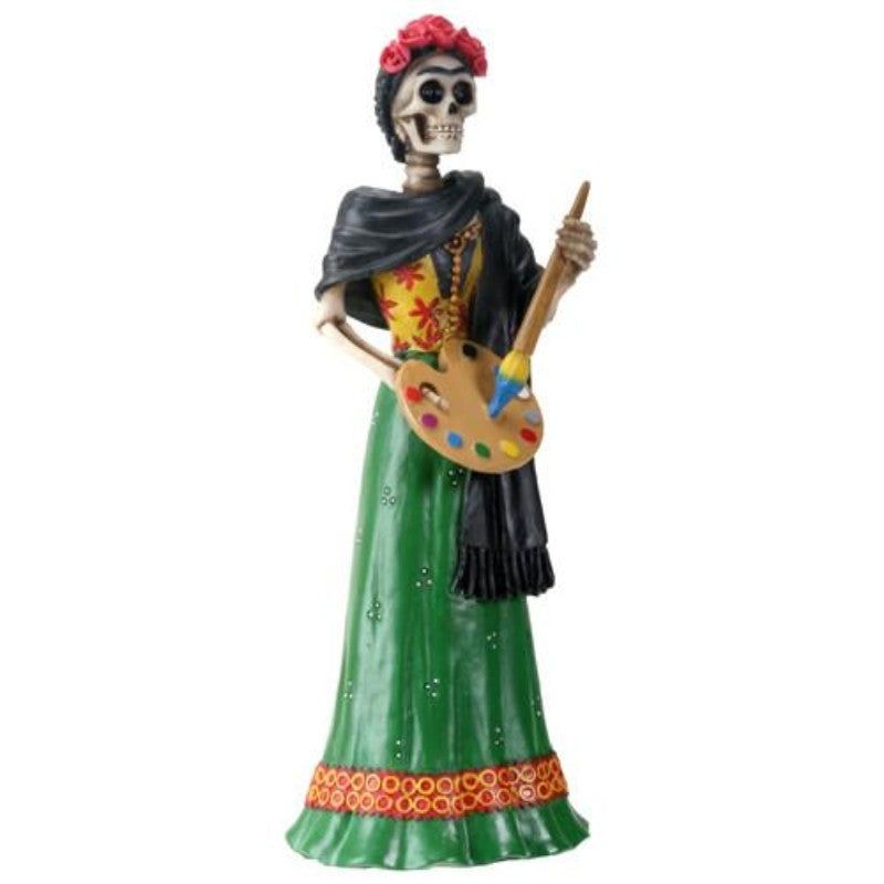 8.5&quot; Day of the Dead Statue - La Pintora, SKU PG-Y8359, UPC 700317038900