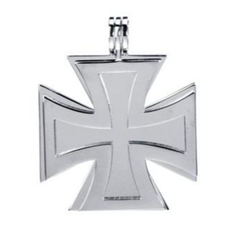 Twin Iron Cross Stainless Steel Pendant, SKU PG-Y2680, UPC 6016020441499