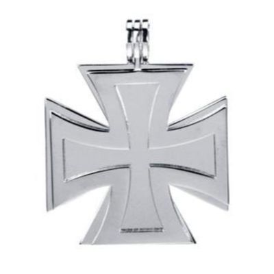Twin Iron Cross Stainless Steel Pendant, SKU PG-Y2680, UPC 6016020441499