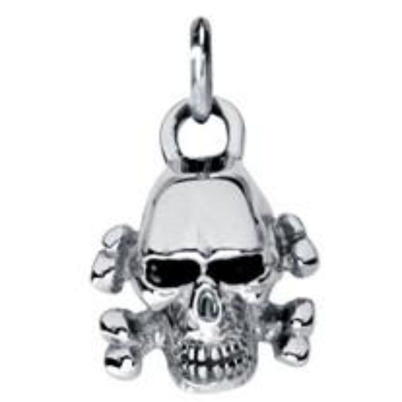 Devious Skull Stainless Steel Pendant, SKU PG-Y2700, UPC 6016015079041