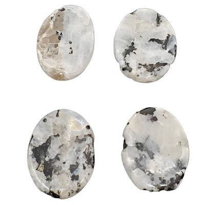 Worry Stone - Rainbow Moonstone, SKU U00-24-WOST-24-1, UPC 700317123156