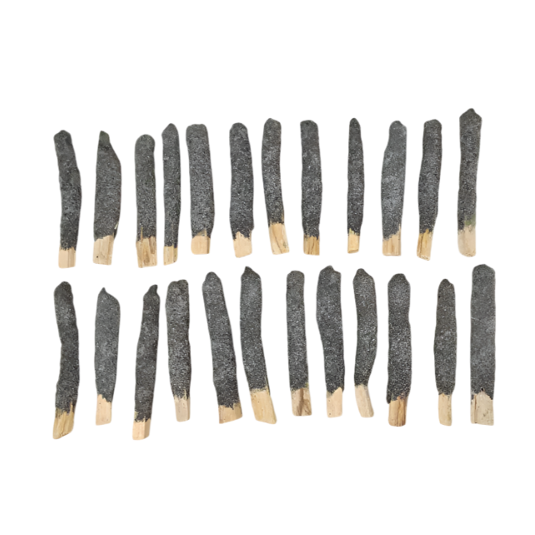 4&quot; Black Copal Dipped Palo Santo Sticks (5 Pack), SKU R063-PSDIP-BC-1, UPC 700317418764