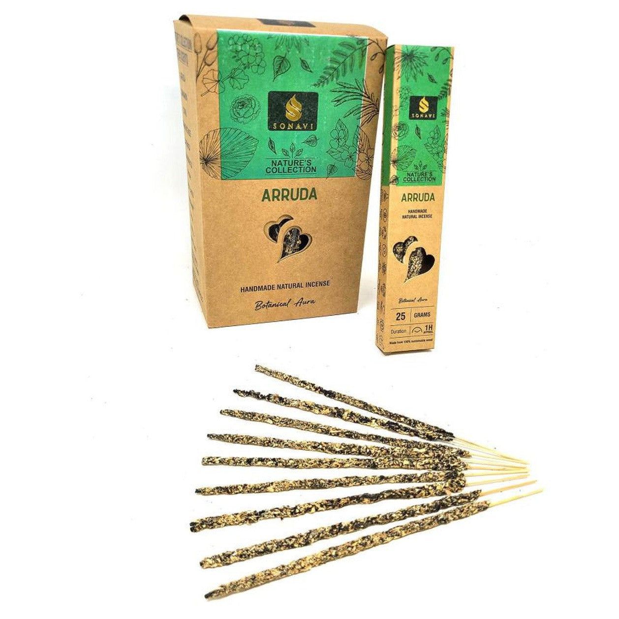 SONAVI Nature Edition Incense Sticks - Arruda (25 Grams), SKU SA-SR-AR-D12, UPC 700317392163