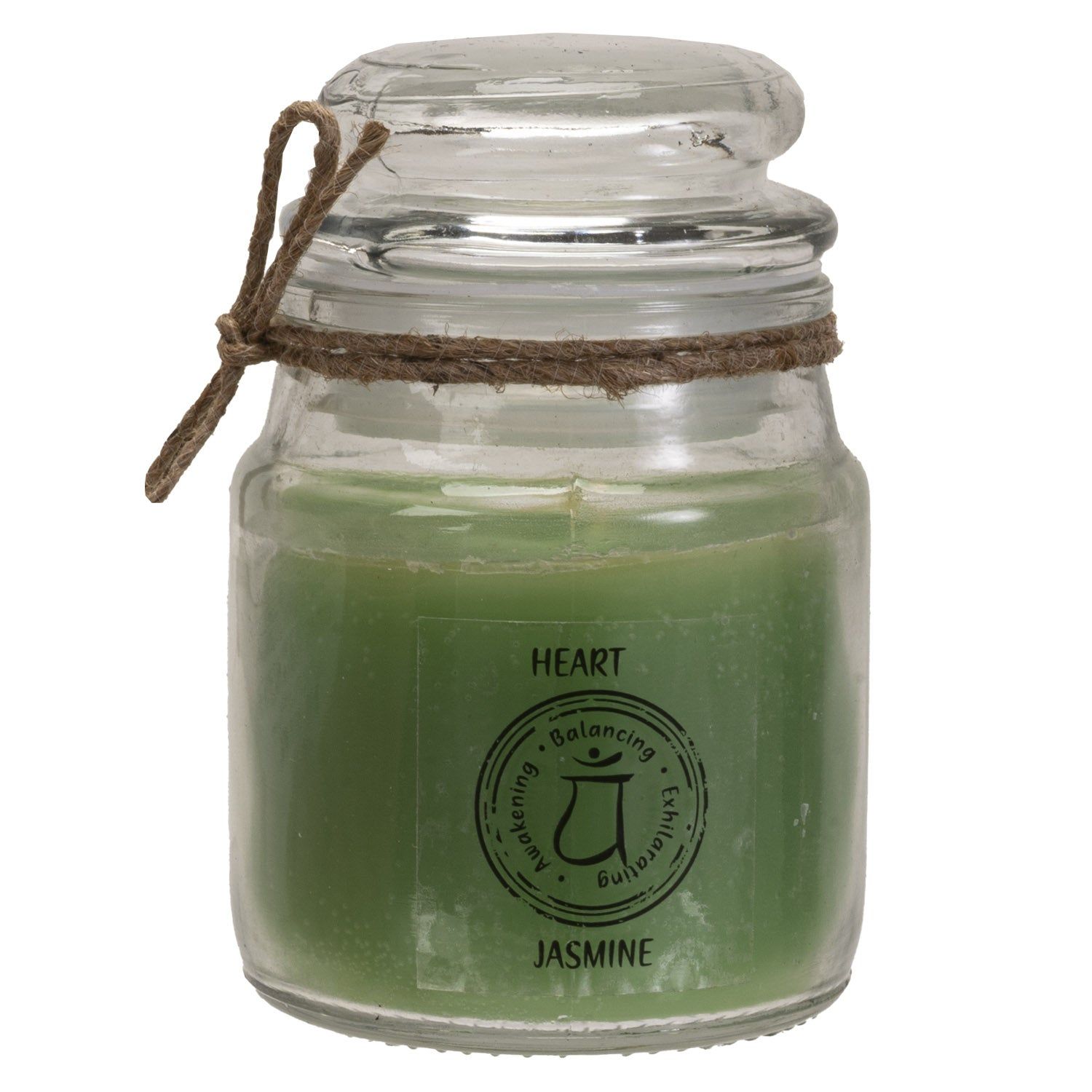 Mini Chakra Jar Candle - Heart (Jasmine Scented), SKU PG-14850, UPC 700317033707