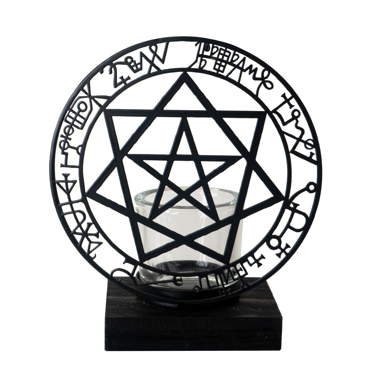 7&quot; Angels &amp; Demons Tealight Candle Holder, SKU PG-15875, UPC 700317391852