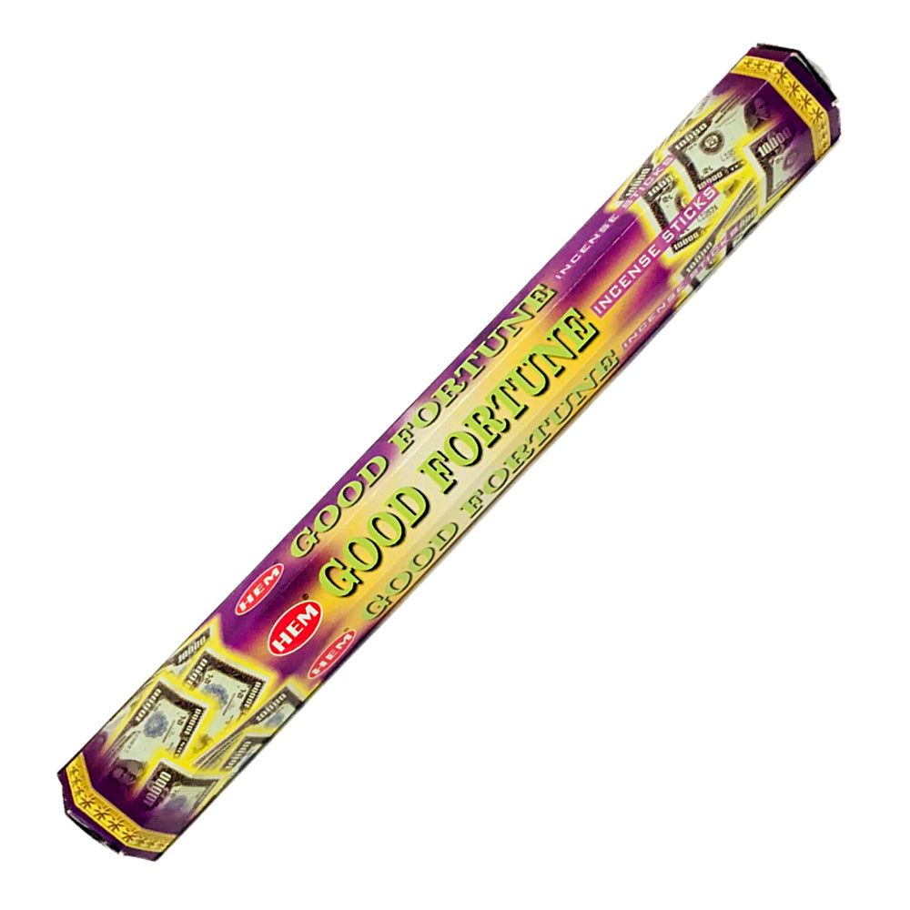 Good Fortune HEM Incense Stick 20 Pack, SKU GF20, UPC 6016215925995
