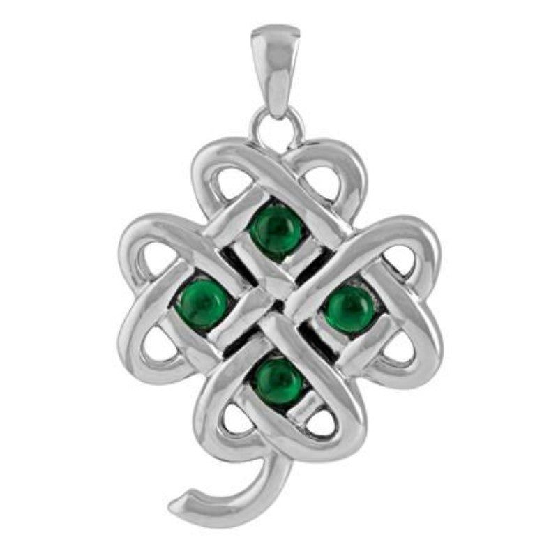 Celtic Clover Stainless Steel Pendant, SKU PG-Y2851, UPC 6016005715782
