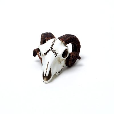 1.5&quot; Miniature Skull Statue - Ram, SKU AL-VM1, UPC 700317065784