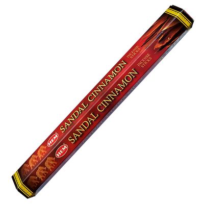 Sandal Cinnamon HEM Incense Stick 20 Pack, SKU SCN20, UPC 700317079194