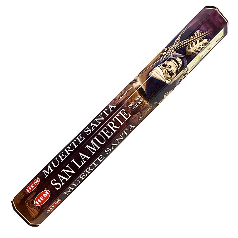 Santa Muerte HEM Incense Stick 20 Pack, SKU SMT20, UPC 6016218219206