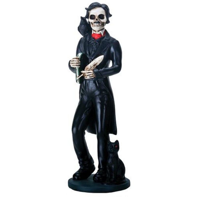 5.5&quot; Skeleton Statue - Edgar Allan Poe, SKU PG-Y8465, UPC 700317051961