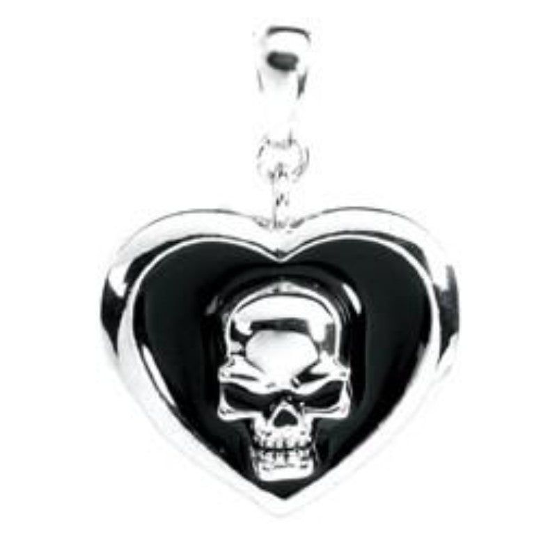 Skull Heart Pendant, SKU PG-Y2591, UPC 6016003043030