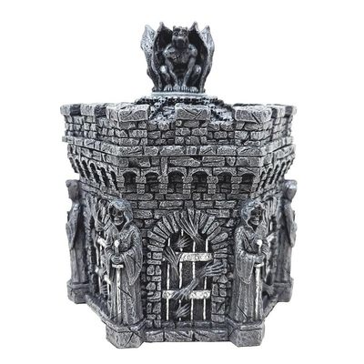 5.5&quot; Gargoyle Hexagon Warden of Souls Trinket Box, SKU B03-US21-78215AA, UPC 700317395638