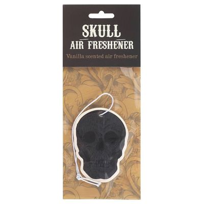 Hanging Air Freshener - Skull (Vanilla Scented), SKU PG-14473, UPC 700317015369