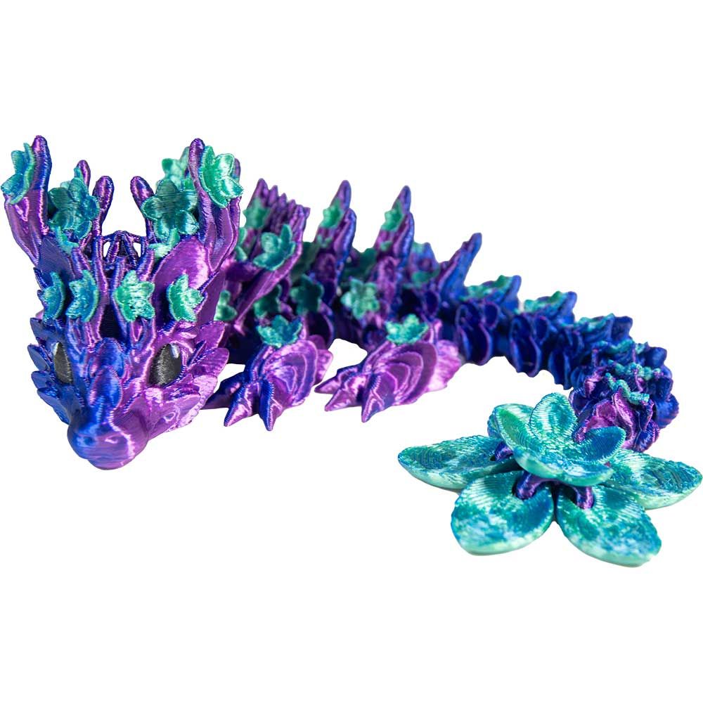 7.5&quot; Animal Fidget - Cherry Blossom Dragon (Assorted Colors), SKU KH-33517, UPC 700317397502