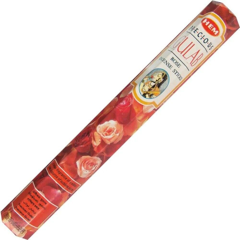 Rose HEM Incense Stick 20 Pack, SKU PR20, UPC 700317026860