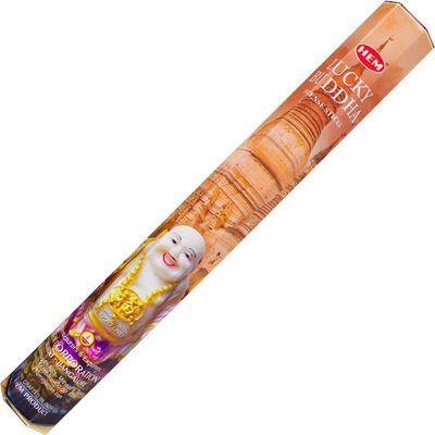 Lucky Buddha HEM Incense Stick 20 Pack, SKU LUB20, UPC 6016213267295