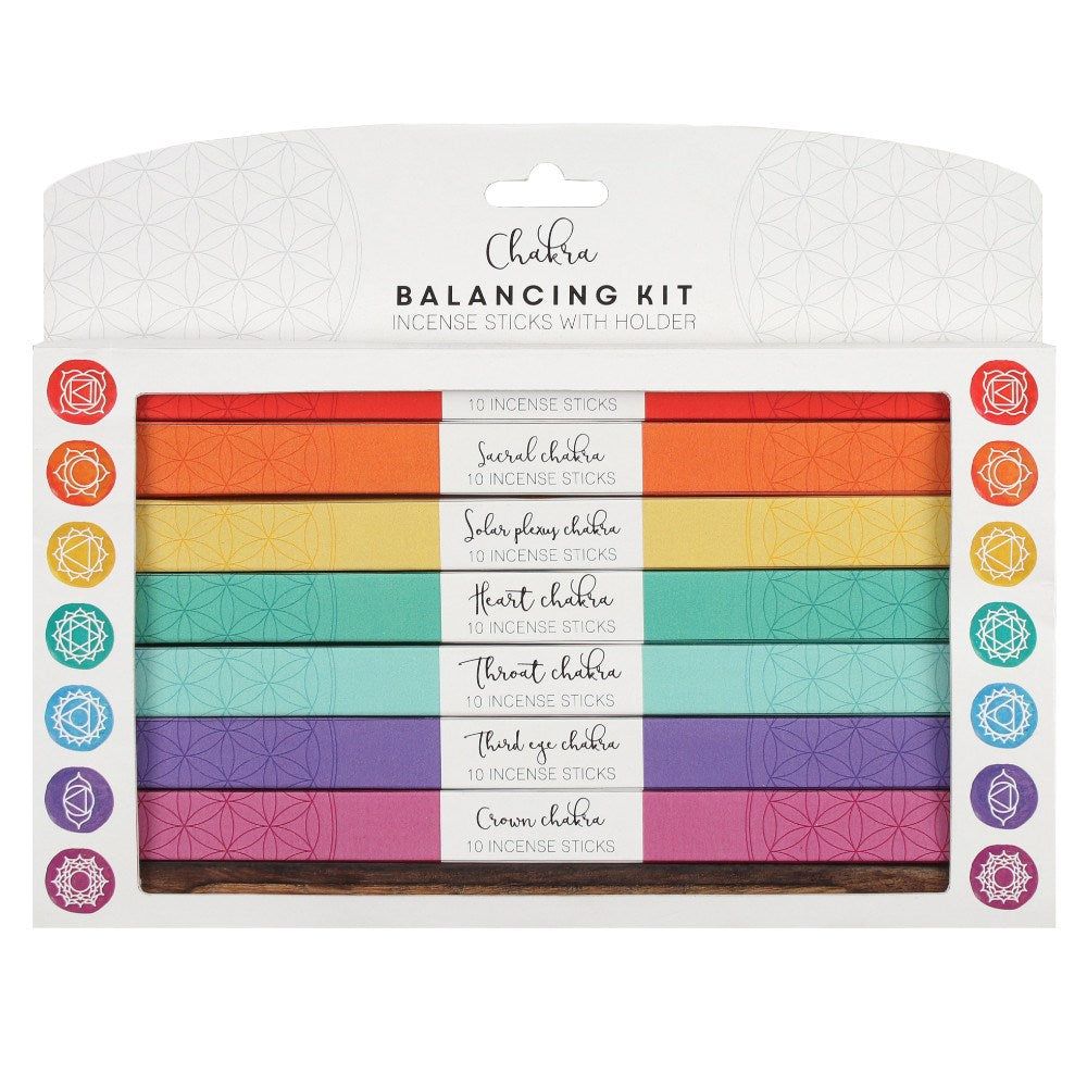 Chakra Incense Stick Gift Pack - Balancing Kit (Pack of 7), SKU PG-14249, UPC 700317031765