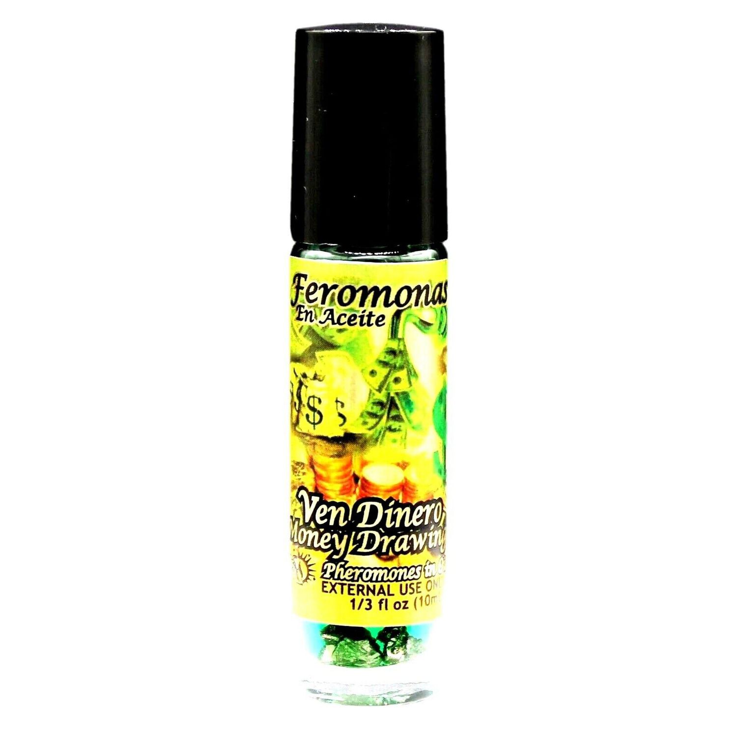 1/3 oz Roll On Pheromones - Money Drawing (Ven Dinero), SKU RM-1190591, UPC 6016214471479