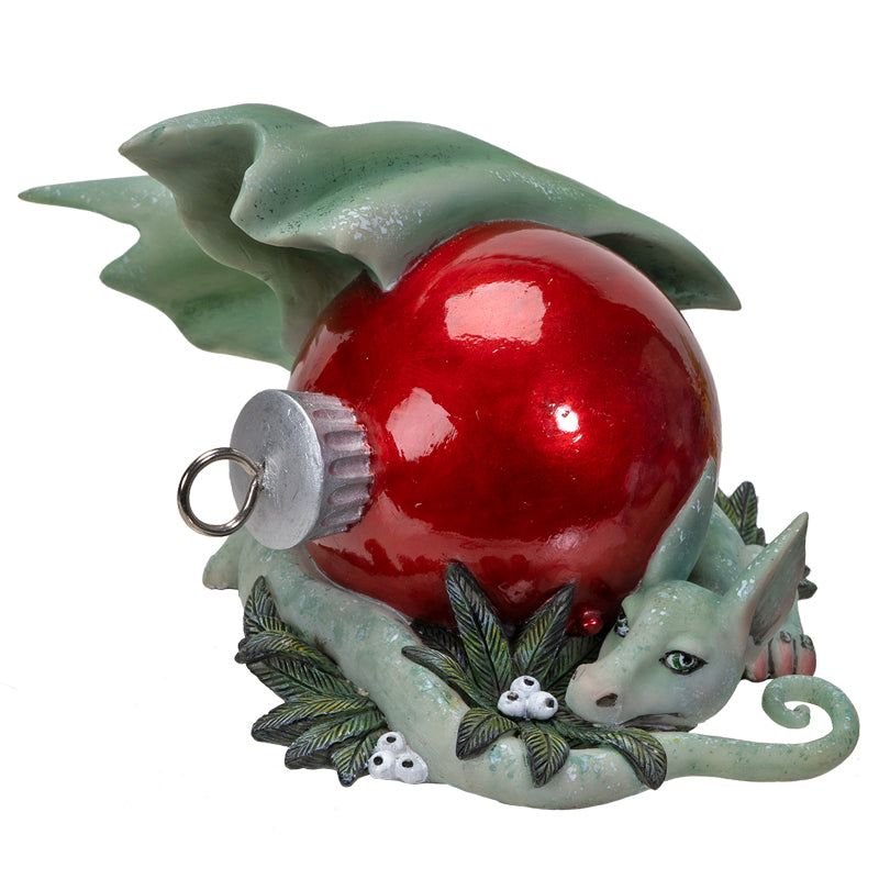 6&quot; Amy Brown Dragon Statue - Holiday Treasure, SKU PG-13898, UPC 700317036777