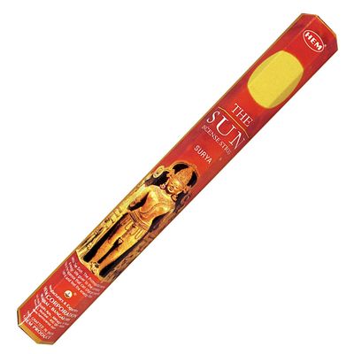 Sun HEM Incense Stick 20 Pack, SKU TS20, UPC 6016204353303