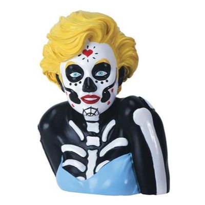 4.5&quot; Day of the Dead Statue - Marilyn, SKU PG-Y8604, UPC 700317039006