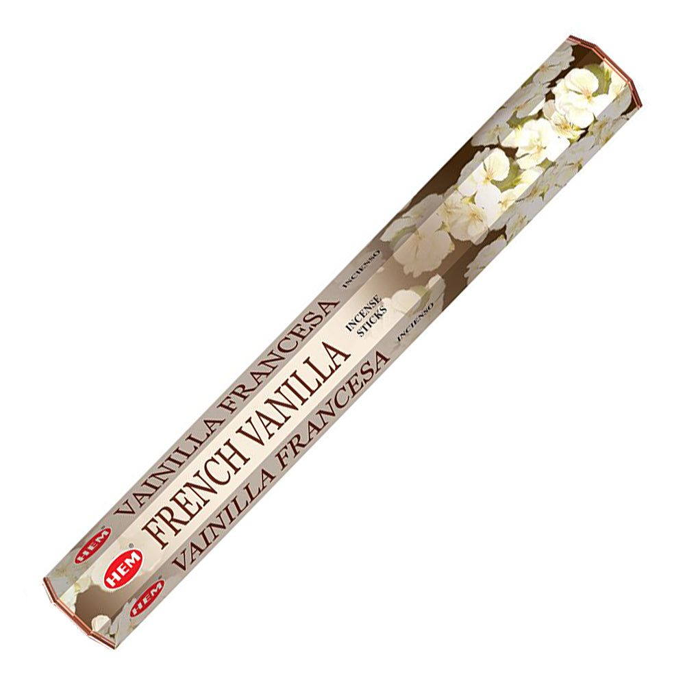 French Vanilla HEM Incense Stick 20 Pack, SKU FV20, UPC 6016024719754