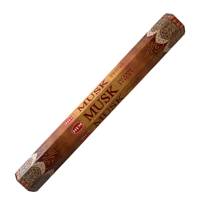 Musk HEM Incense Stick 20 Pack, SKU MU20, UPC 700317377153