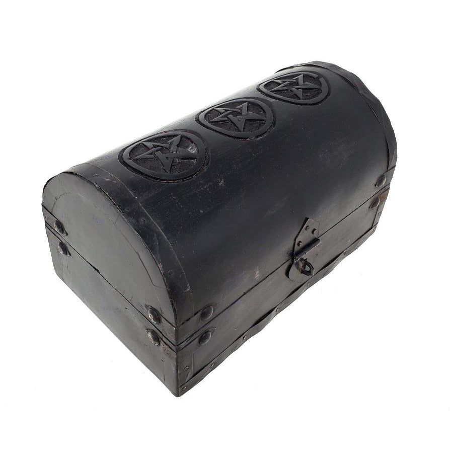 7.5&quot; Three Pentagram Round-Top Box, SKU MW04, UPC 6016224933974