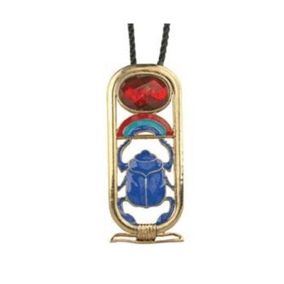 Scarab Cartouche Pendant, SKU PG-Y2452, UPC 6016004641655