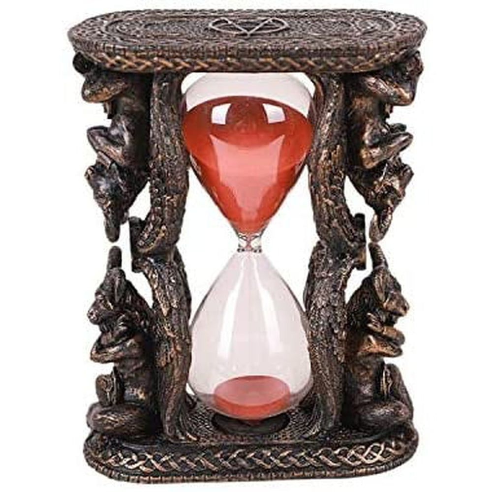6&quot; Baphomet Sculpture Hourglass Sandtimer, SKU PG-13522, UPC 6016001338398