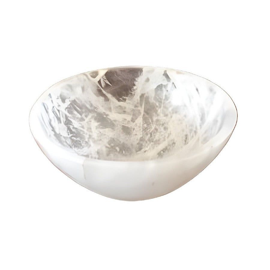 3&quot; Rose Quartz Gemstone Bowl, SKU K05-61-Bowl-RO3, UPC 700317382423
