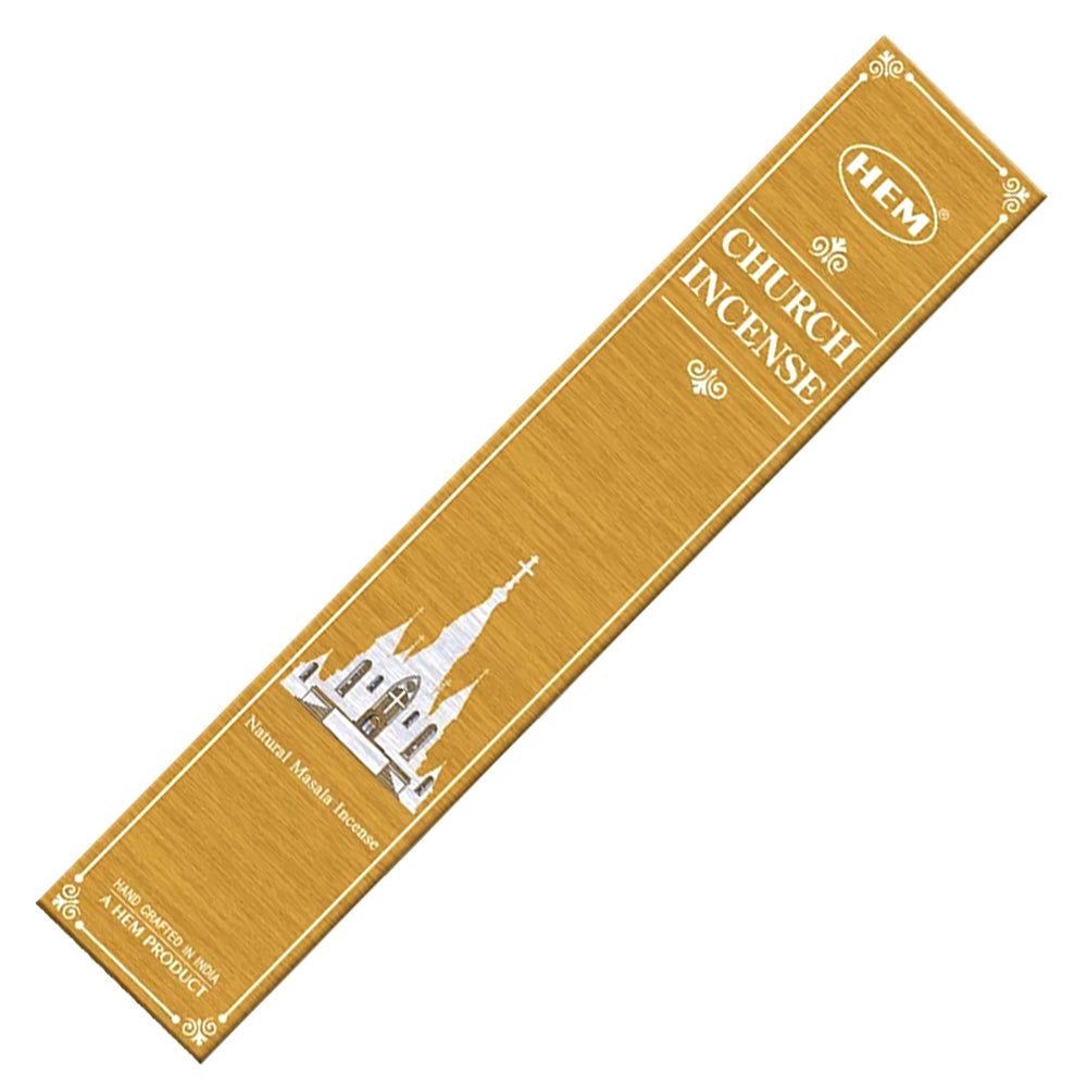 Premium Masala HEM Incense Sticks 15 grams - Church, SKU C08-03-HEM15-09, UPC 700317375463
