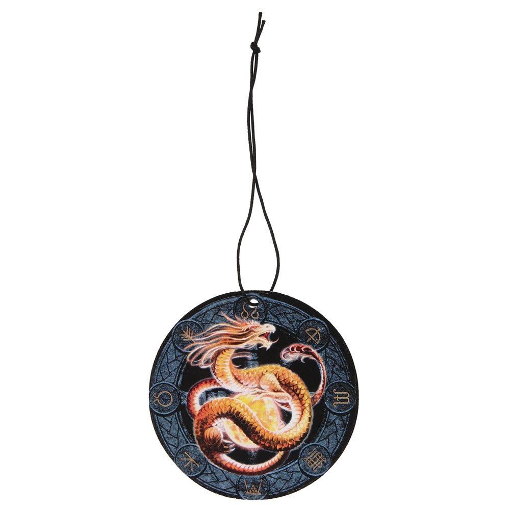 Hanging Air Freshener - Anne Stokes - Litha Dragon (Floral Scented), SKU PG-14984, UPC 700317036104