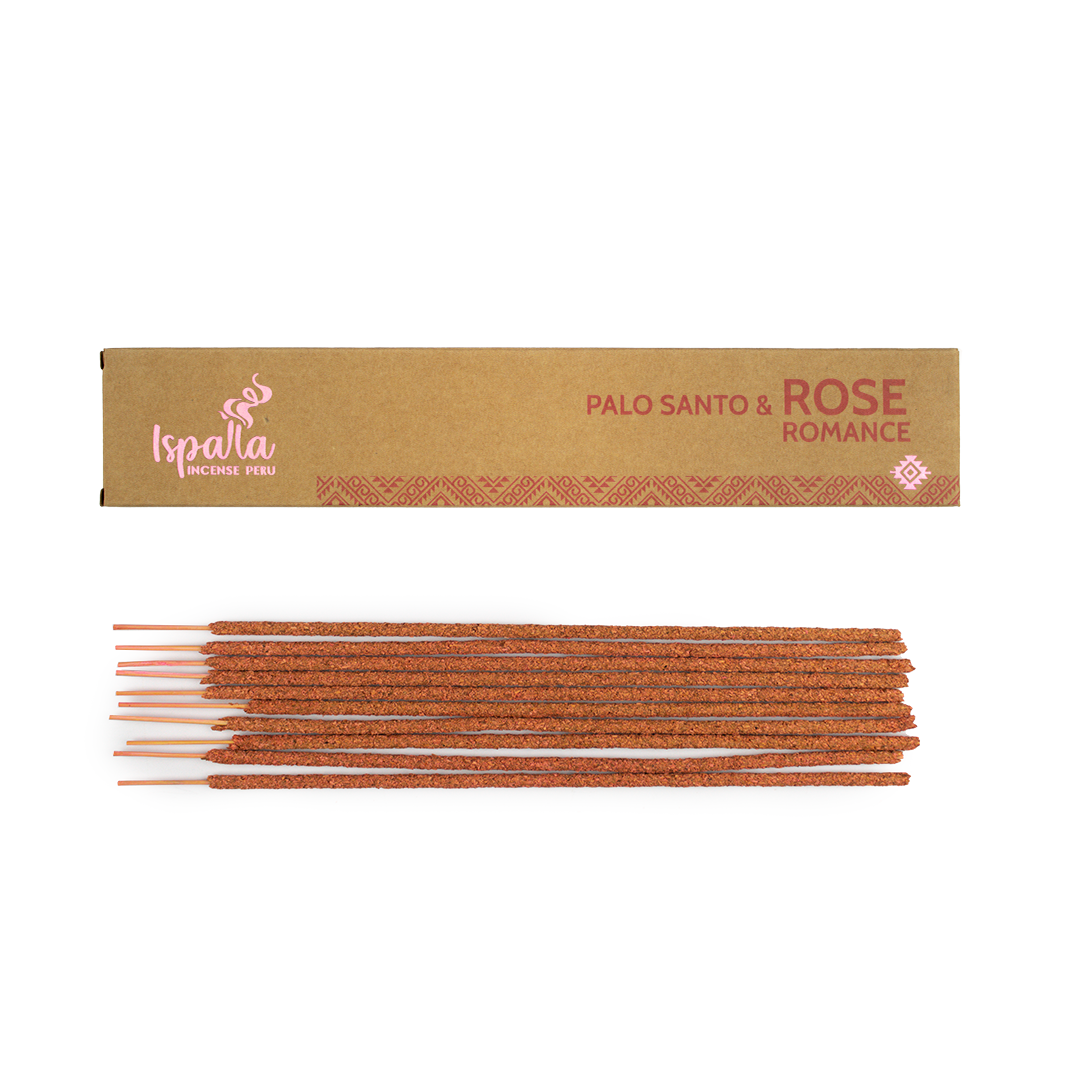 Ispalla - Romance (Palo Santo &amp; Rose) Incense Sticks (10 Pack), SKU C07-03-IPS-PRSDZ-1, UPC 7003173…
