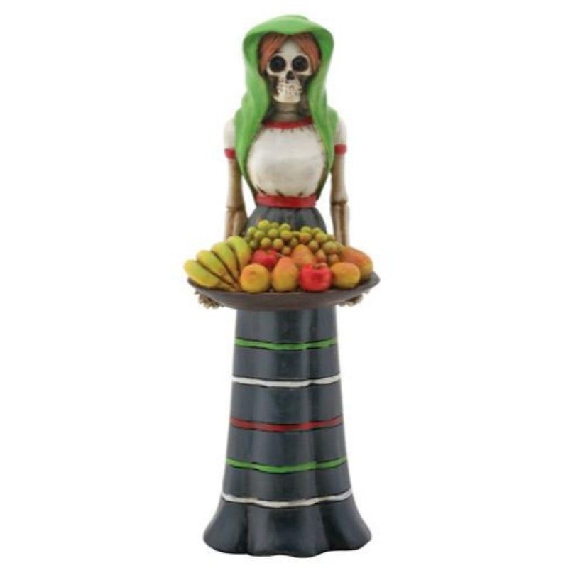 6&quot; Day of the Dead Statue - Fruit Lady, SKU PG-Y8287, UPC 700317038863