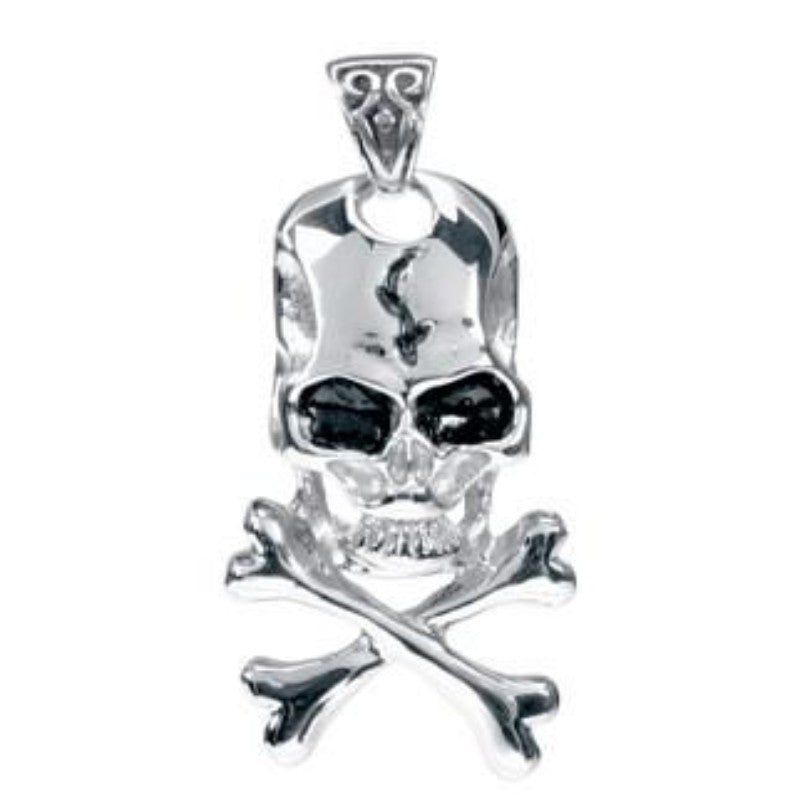 Ancient Skull Stainless Steel Pendant, SKU PG-Y2699, UPC 6016026125119
