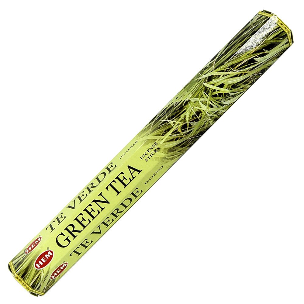 Green Tea HEM Incense Stick 20 Pack, SKU GT20, UPC 6016001952945