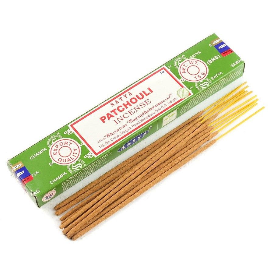 Patchouli Satya Incense Sticks 15 gram, SKU SUPA15, UPC