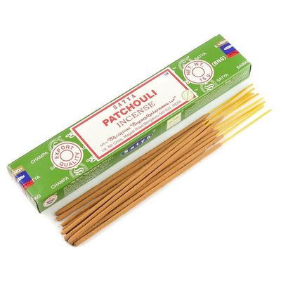 Patchouli Satya Incense Sticks 15 gram, SKU SUPA15, UPC