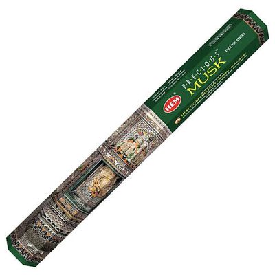 Precious Musk HEM Incense Stick 20 Pack, SKU PM20, UPC 700317035671
